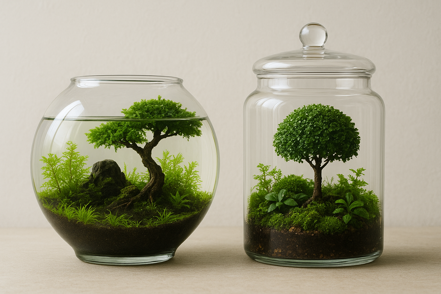 Aquascaping and Terrariums